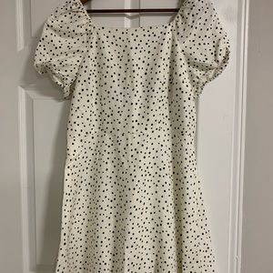 LOFT size 8 fun polka dot dress